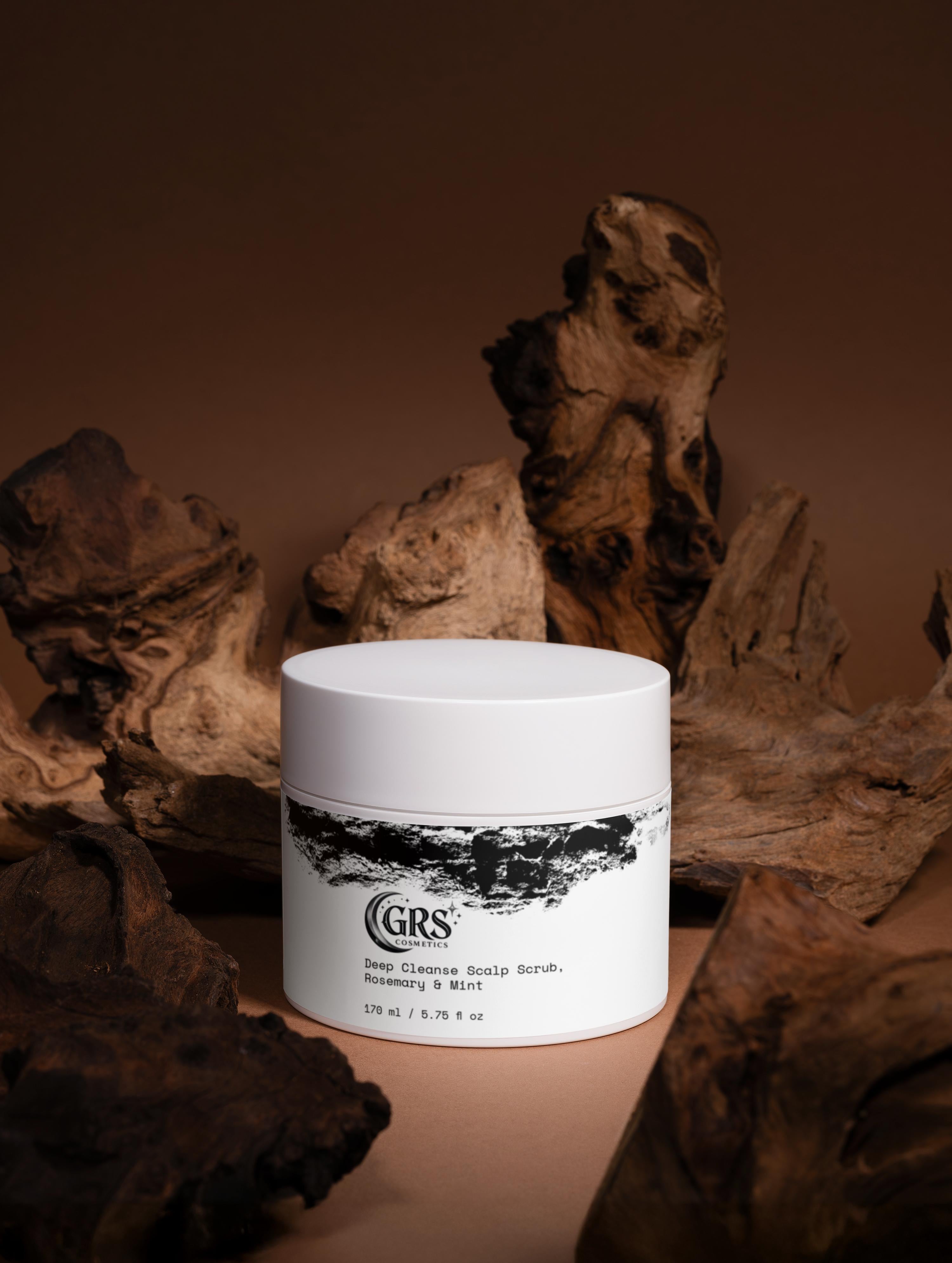 🌿 GRS Deep Cleanse Scalp Scrub, Rosemary & Mint 🌿